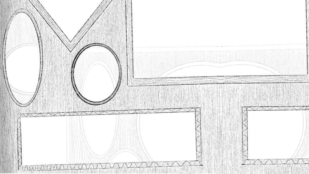 an illustration from The Starcatcher and the King, showing several mirrors